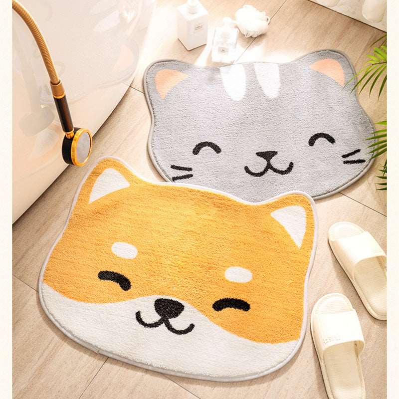 Kawaii Cat & Dog Bathroom Mats