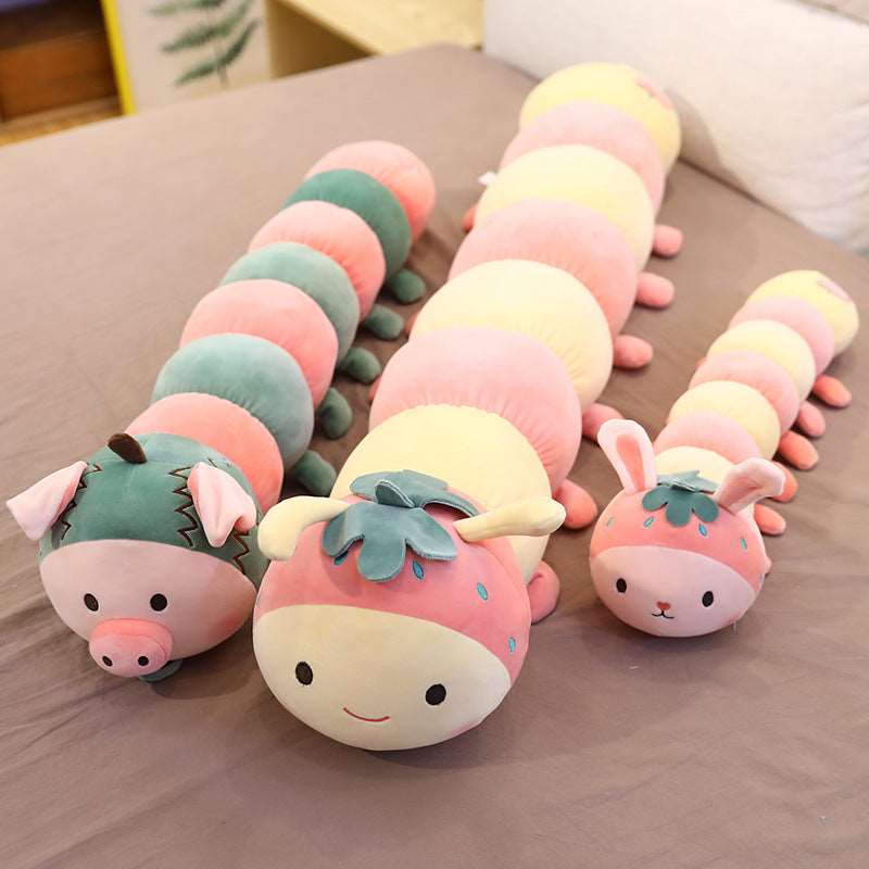 Kawaii Colorful Caterpillar Plushies Wakaii