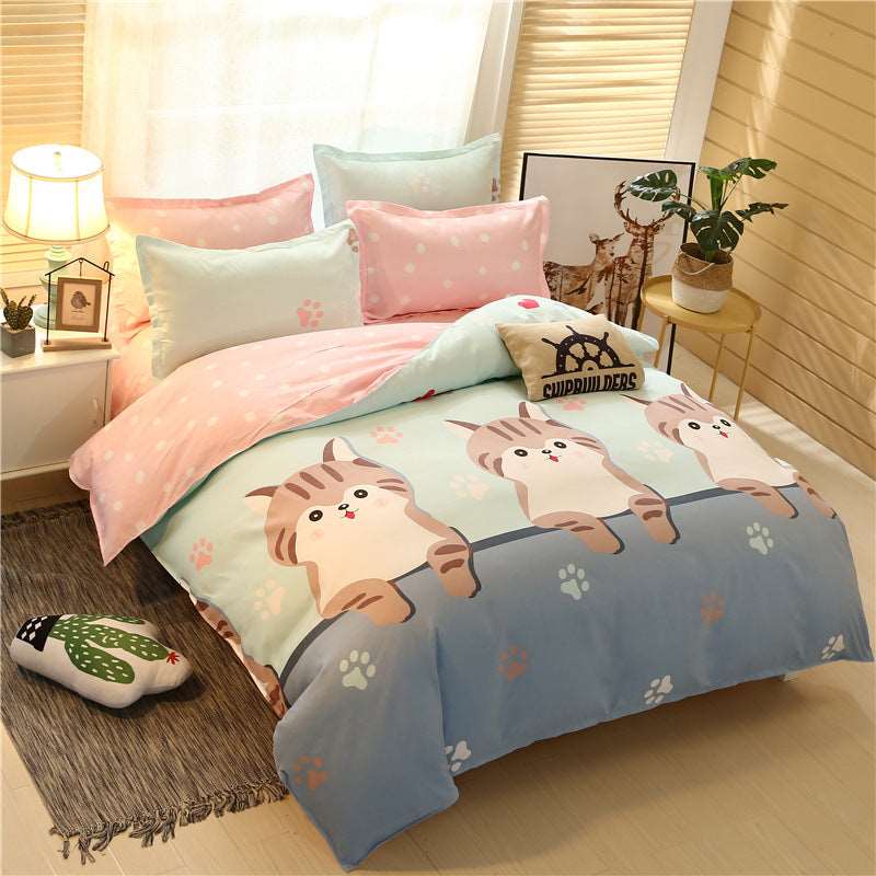 Kawaii Dog & Kitty Bedding Sets