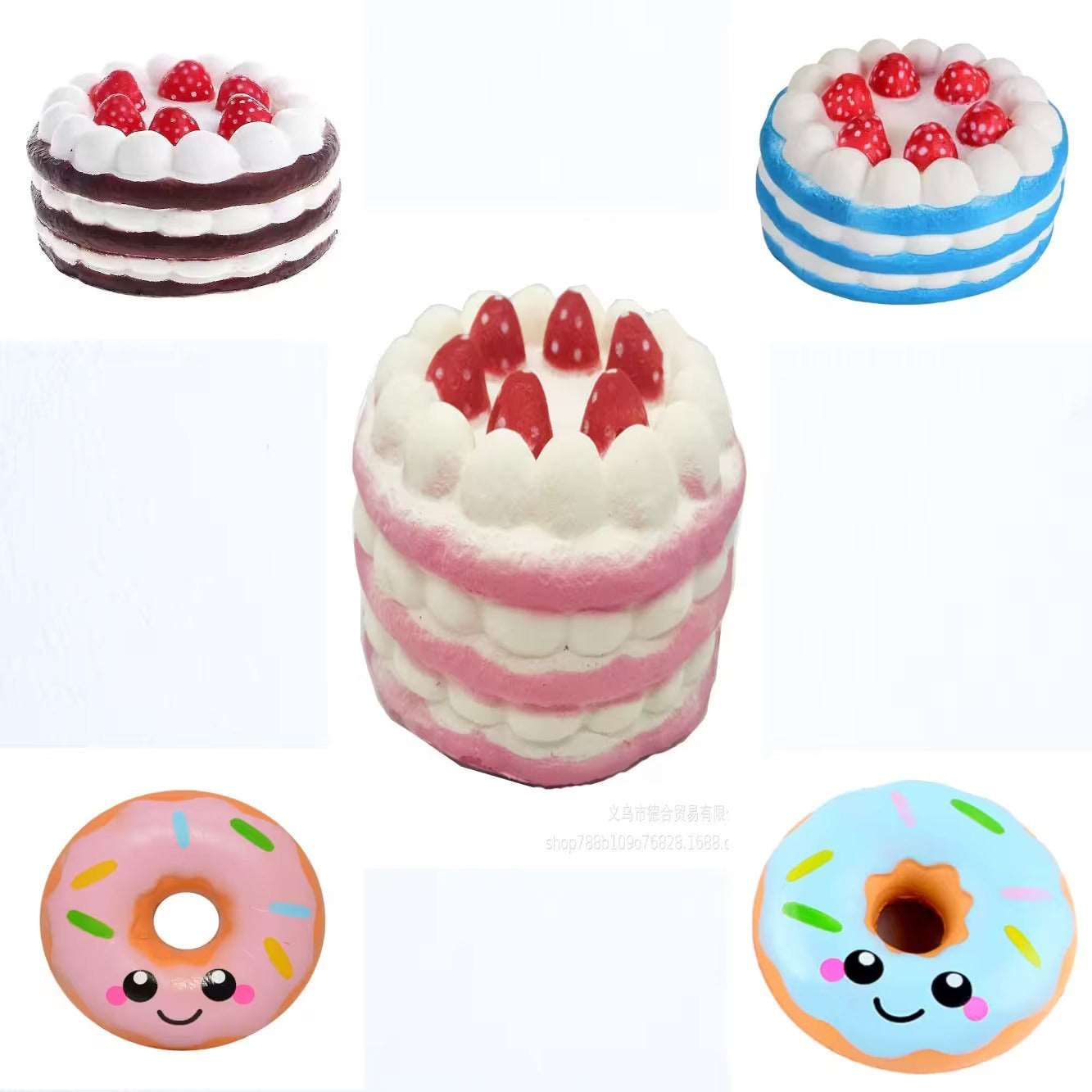 Kawaii Donuts & Cakes Squishy Toys