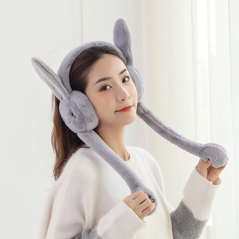 Kawaii Flappy Bunny Earmuffs Wakaii