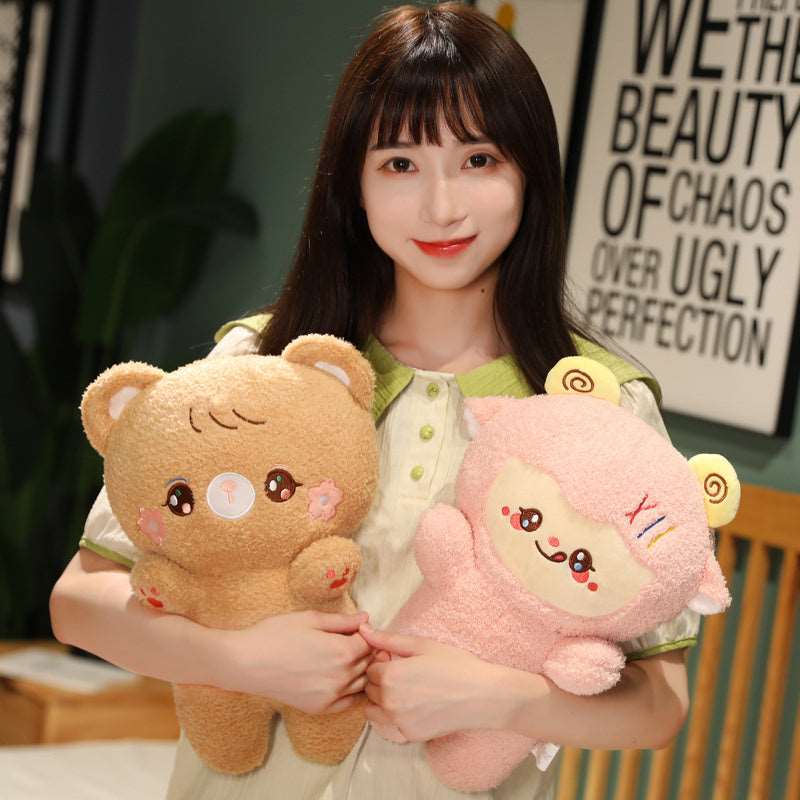 Kawaii Fluffy Animal Mascot Plushies Wakaii