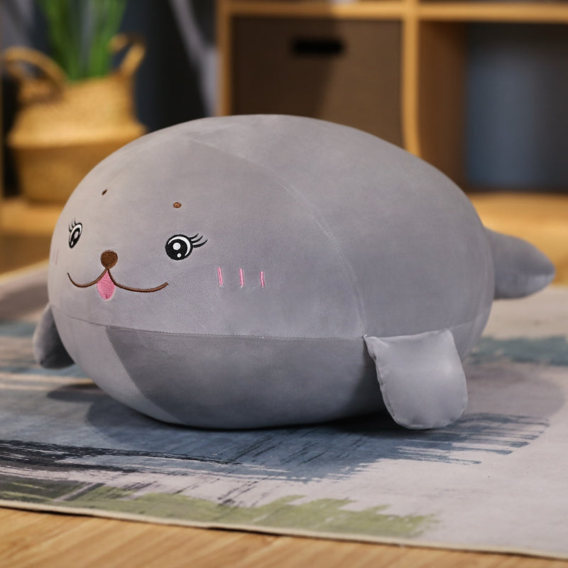 Kawaii Fluffy Seal Plushies Wakaii