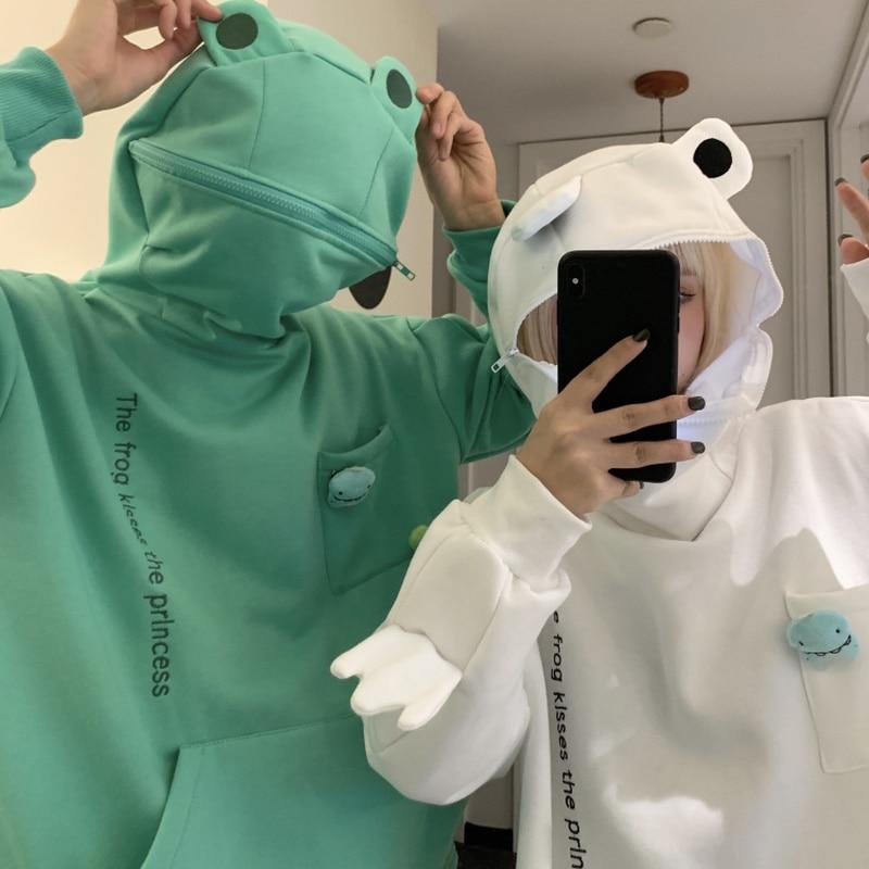 Kawaii Frog Hoodie Wakaii