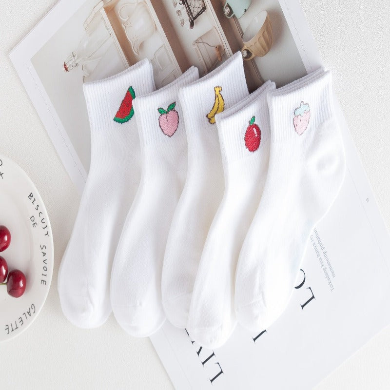 Kawaii Fruit-tastic Socks Collection Wakaii