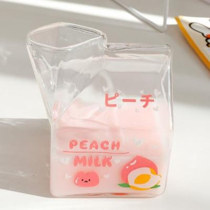 Kawaii Fruity Milk Carton Cups Wakaii