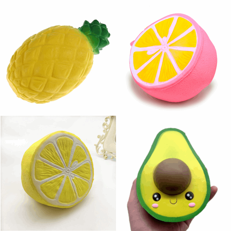 Kawaii Fruity Squishy Toys