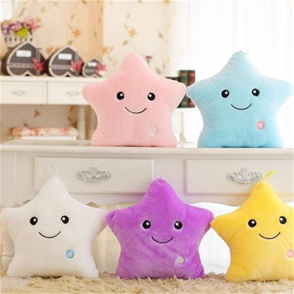 Kawaii Glowing Star & Heart Cushions Wakaii