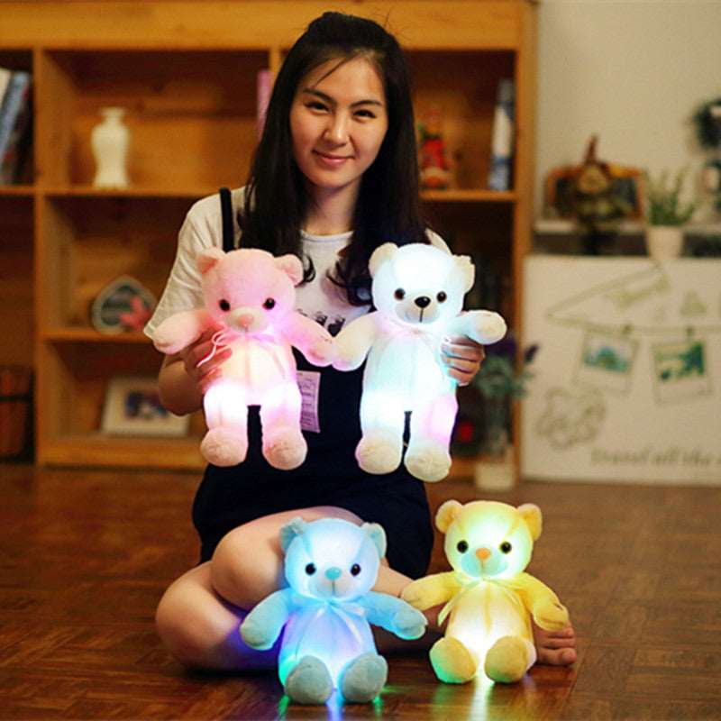 Kawaii Glowing Teddy Bear Plushies Wakaii