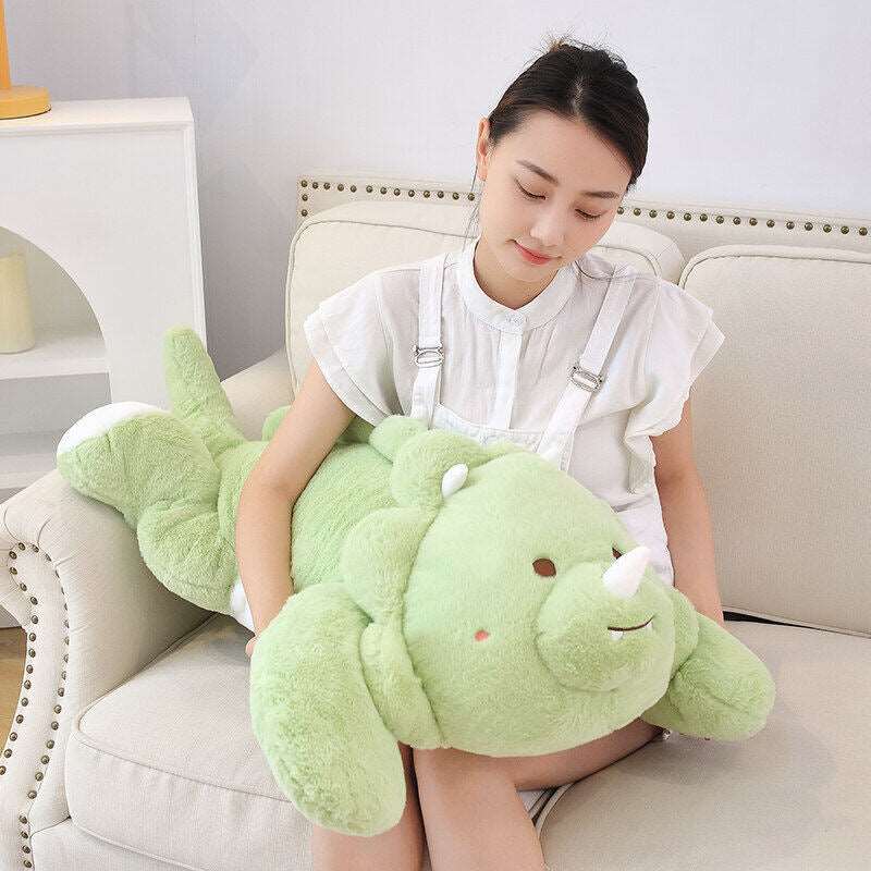 Kawaii Green Dinosaur Plushie