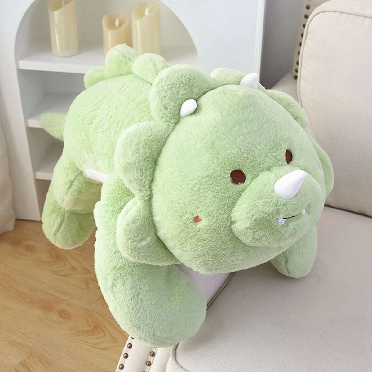 Kawaii Green Dinosaur Plushie