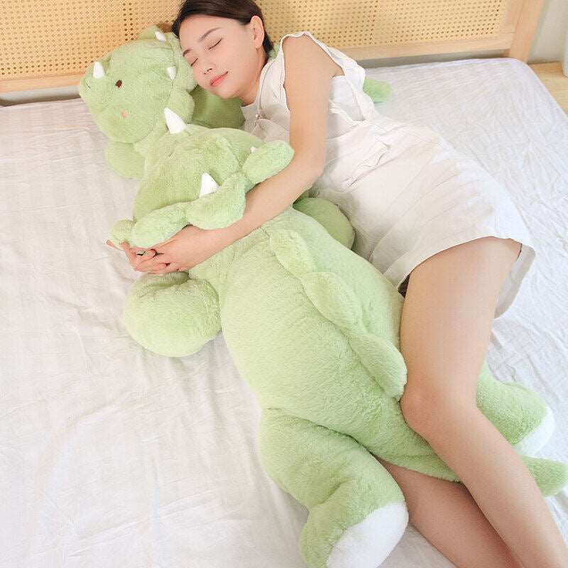 Kawaii Green Dinosaur Plushie