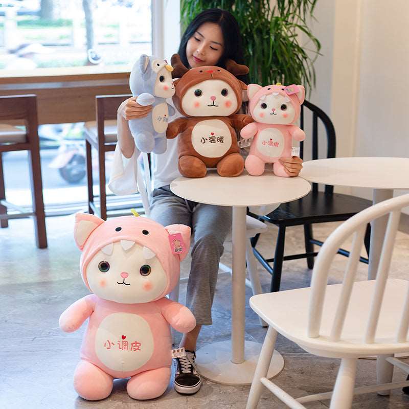 Kawaii Hoodie Cat Plushies Wakaii