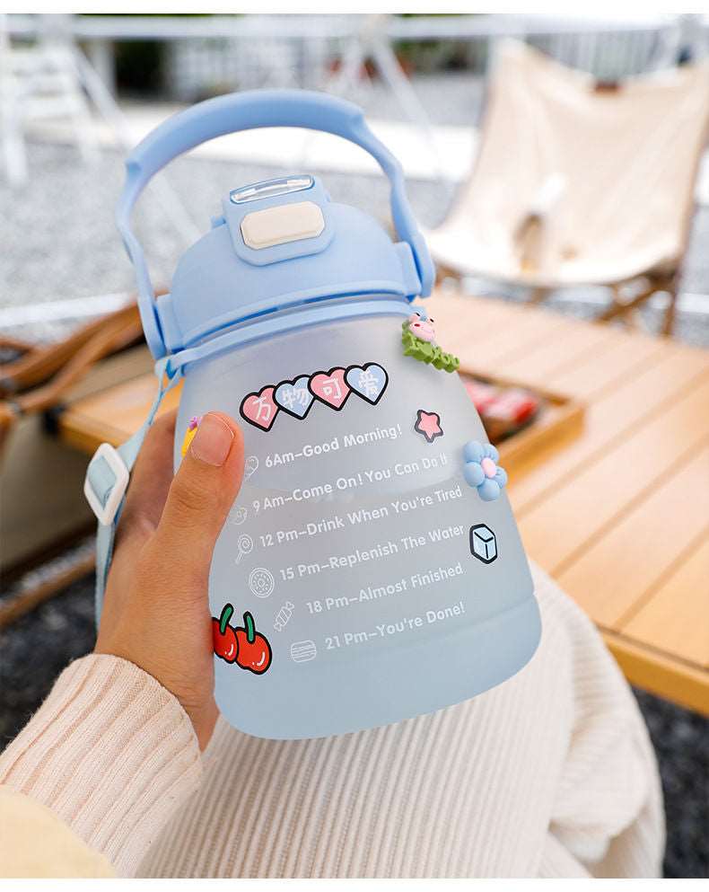 Kawaii Hydration Buddy Water Bottle Wakaii