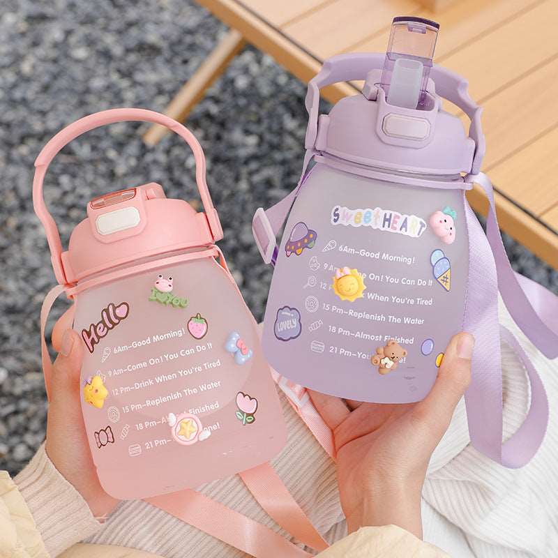 Kawaii Hydration Buddy Water Bottle Wakaii