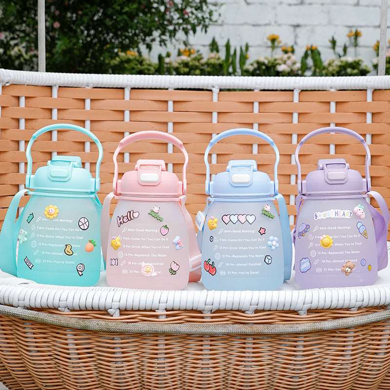 Kawaii Hydration Buddy Water Bottle Wakaii