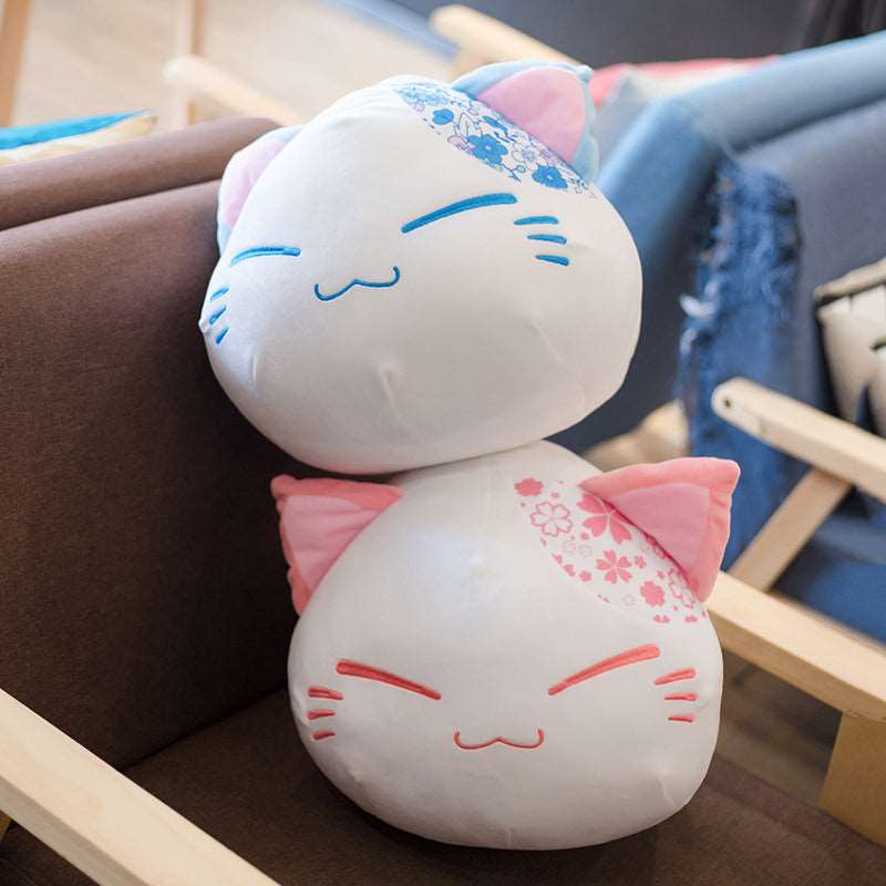 Kawaii Japanese Floral Cat Balls Plushies Wakaii