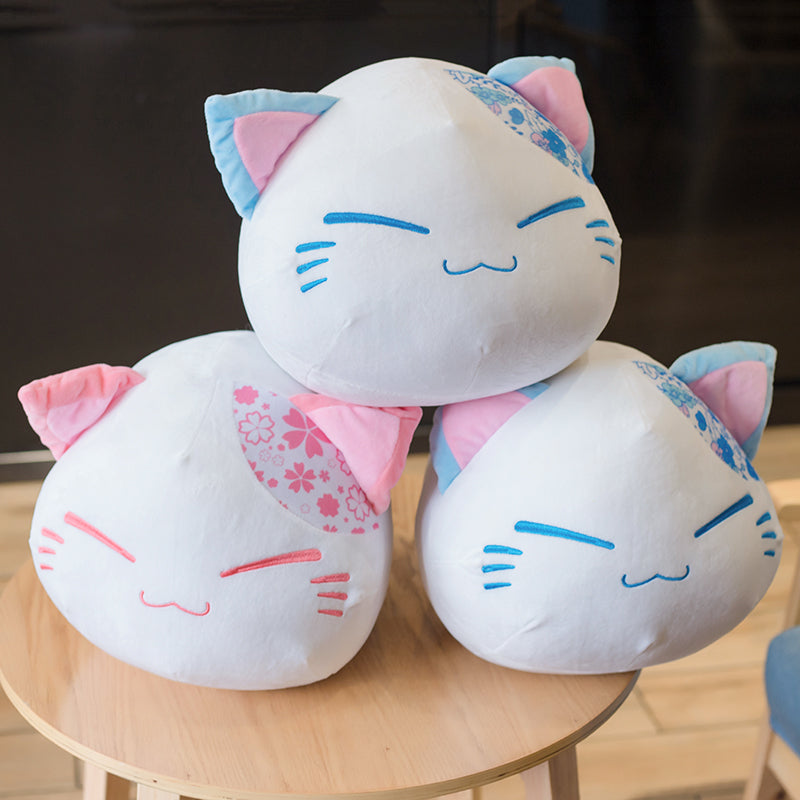 Kawaii Japanese Floral Cat Balls Plushies Wakaii