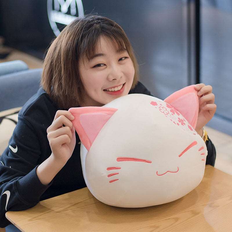 Kawaii Japanese Floral Cat Balls Plushies Wakaii