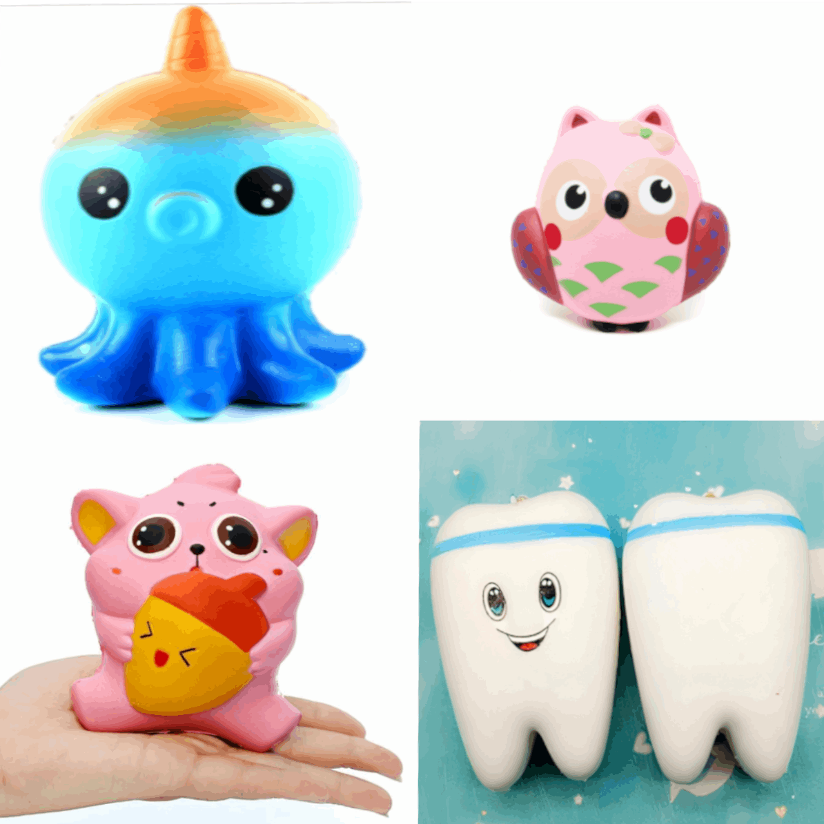 Kawaii Joyful Squishy Toys
