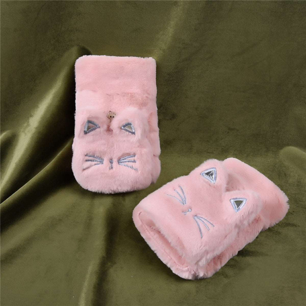 Kawaii Kitty Cat Fingerless Gloves