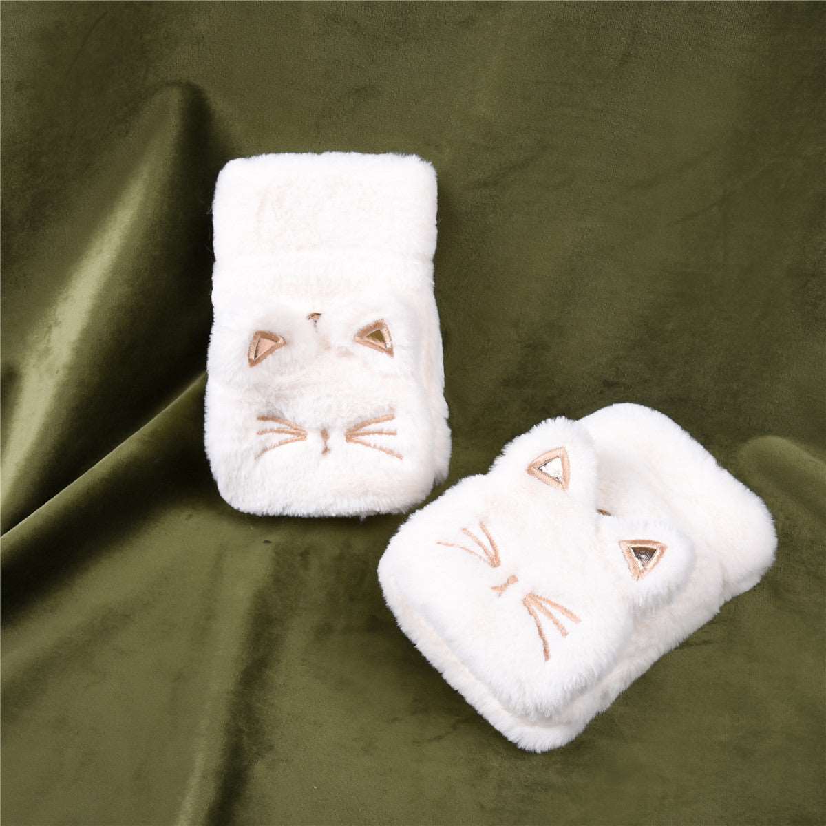 Kawaii Kitty Cat Fingerless Gloves