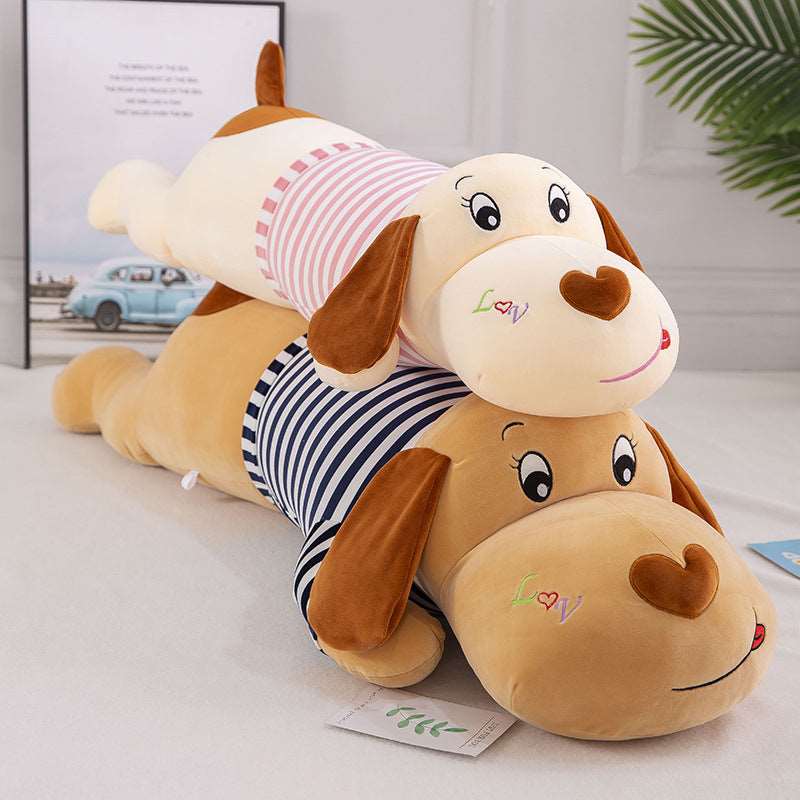 Kawaii Laying Dog Plushies Duo Wakaii