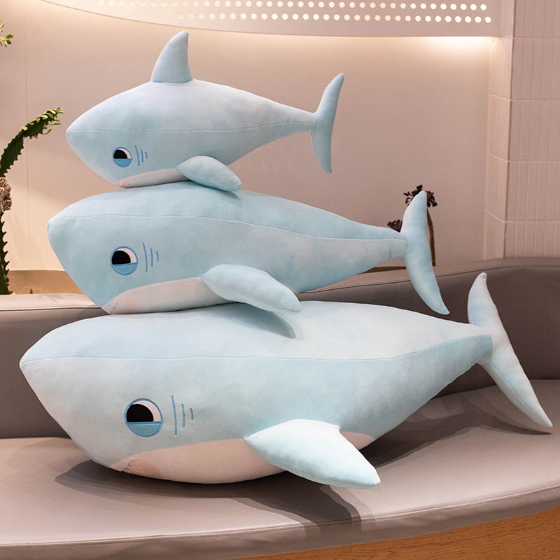 Kawaii Lazy Shark Plushies Wakaii