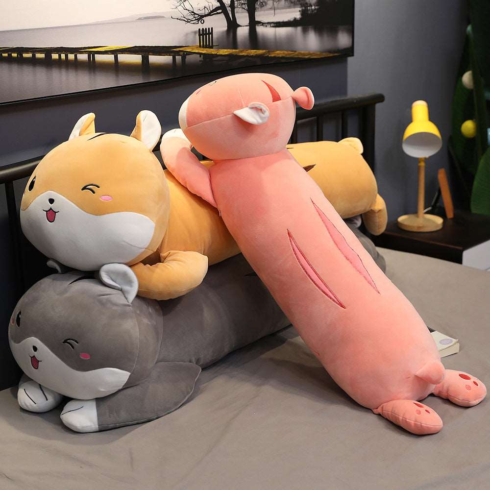 Kawaii Long Cat & Hamster Plushies