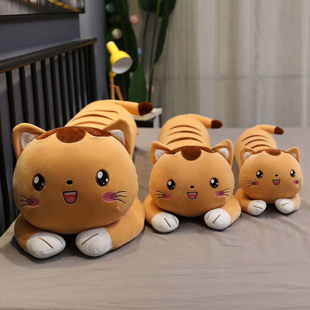 Kawaii Long Cat & Hamster Plushies