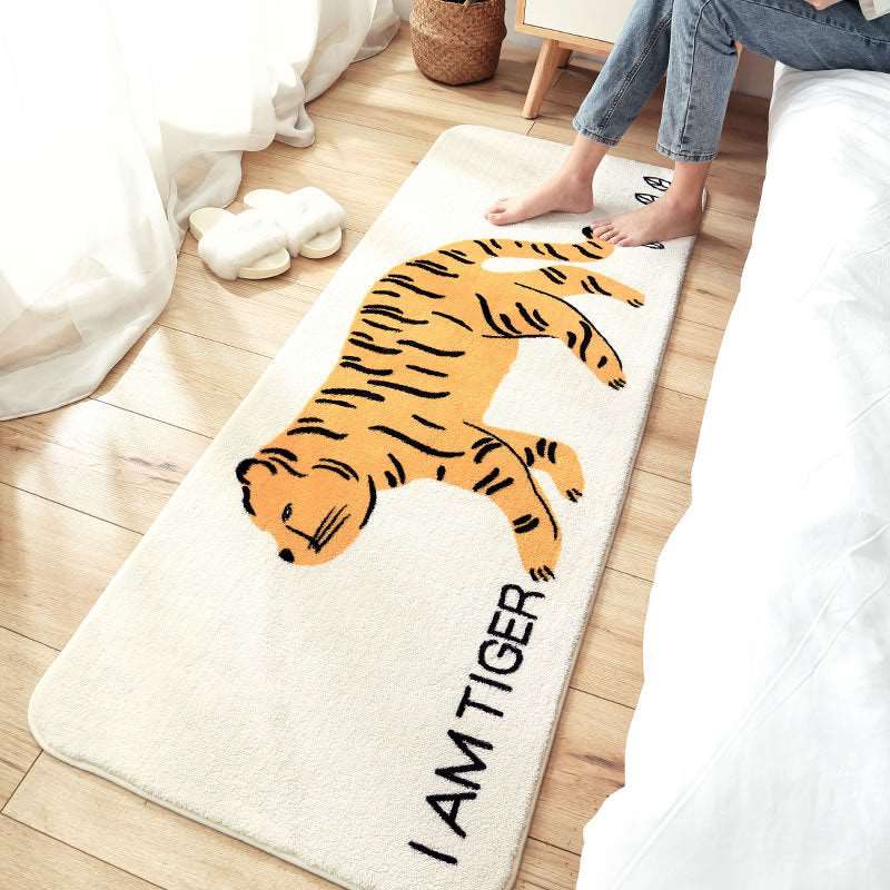 Kawaii Long Fluffy Bedroom Rugs Set 1 Wakaii