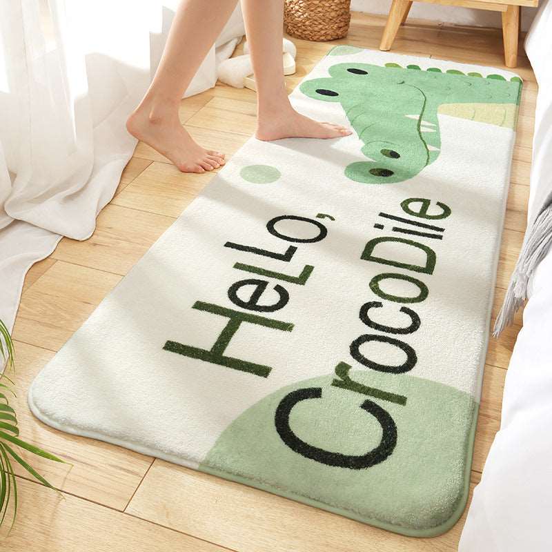 Kawaii Long Fluffy Bedroom Rugs Set 3 Wakaii