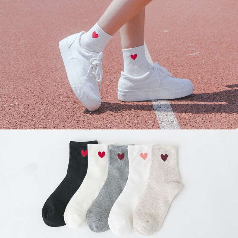Kawaii Love Heart Socks Collection