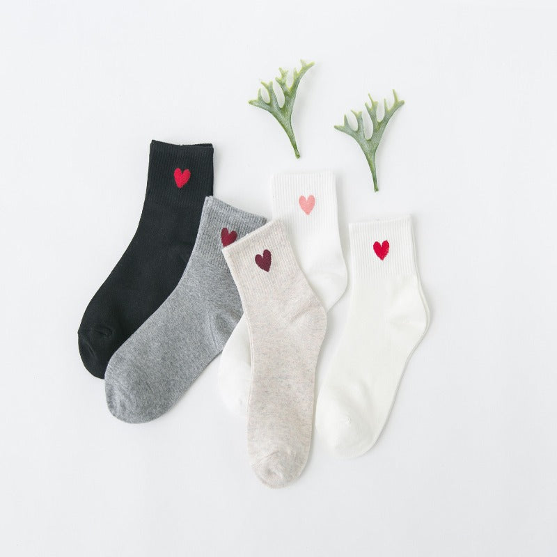 Kawaii Love Heart Socks Collection Wakaii