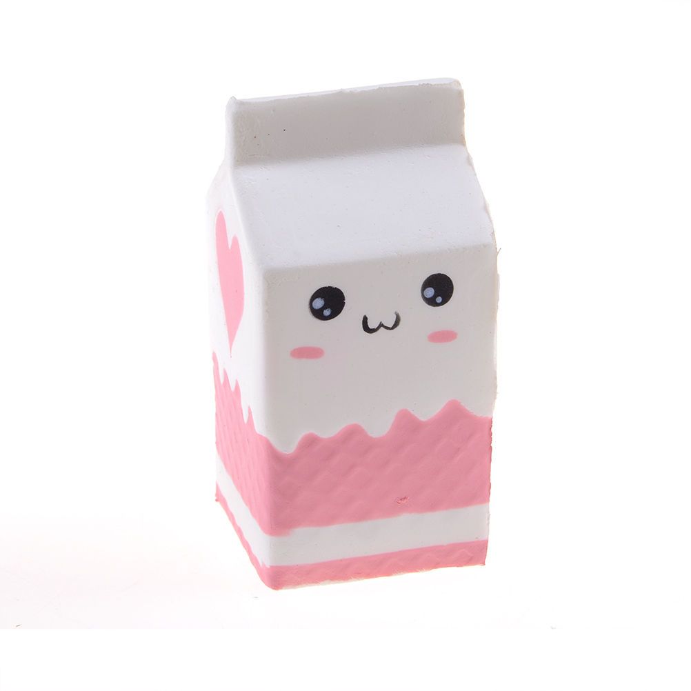 Kawaii Love Milk Carton Squishy Toys Wakaii