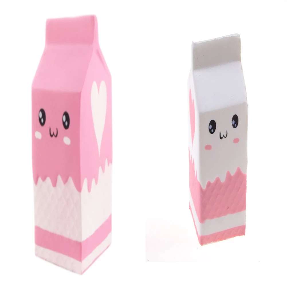 Kawaii Love Milk Carton Squishy Toys