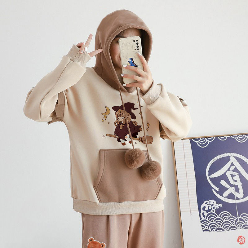 Kawaii Magical Witch Hoodie Wakaii