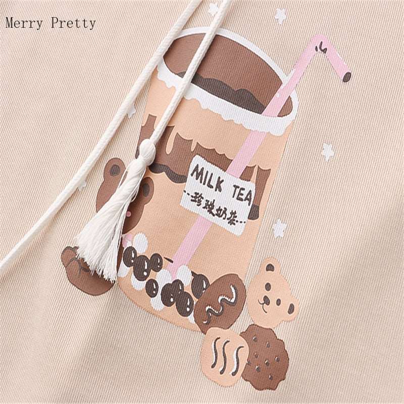 Kawaii Milk Tea Hoodie