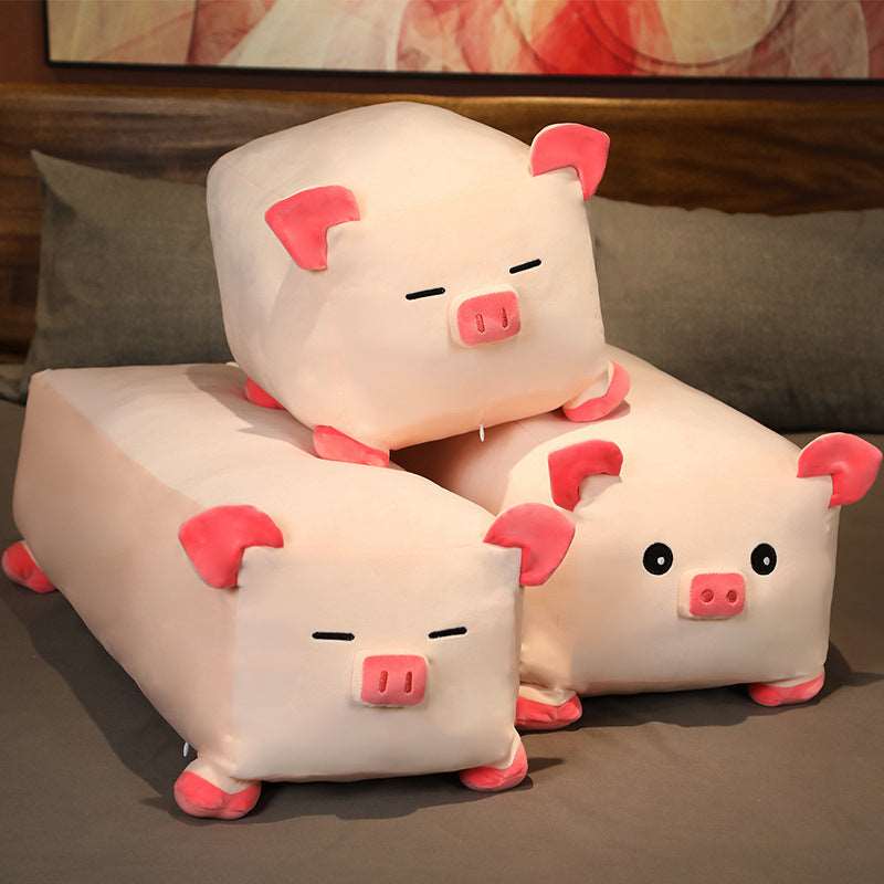 Kawaii Minecraft-Shaped Piggie Plushies Wakaii