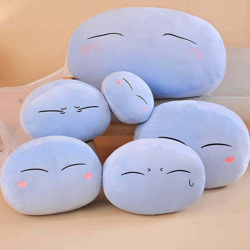 Kawaii Moody Blue Slime Plushies Wakaii