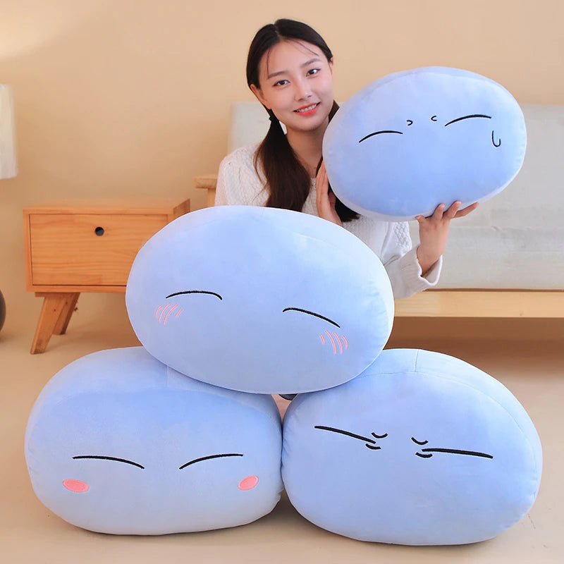 Kawaii Moody Blue Slime Plushies Wakaii