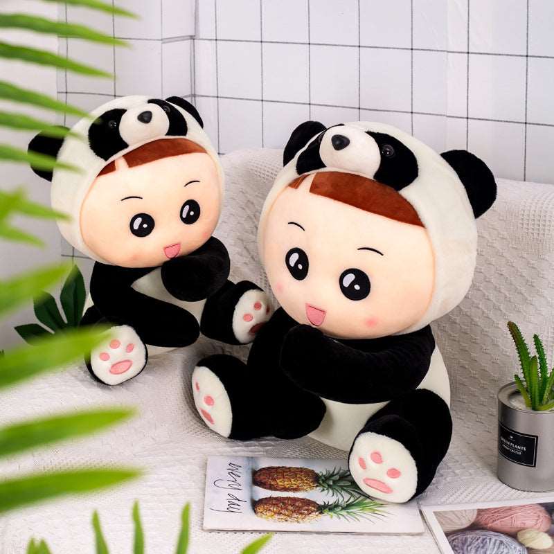 Mengbao panda plush toy Wakaii