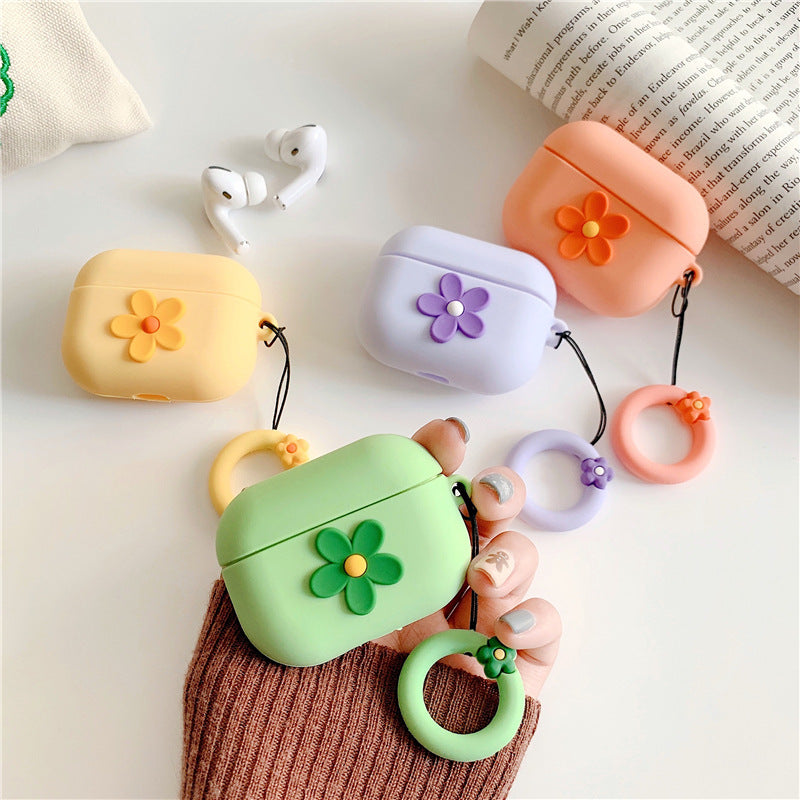 Kawaii Colorful Flower Airpod Cases