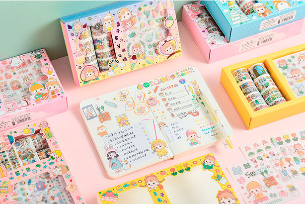 Kawaii Creativity Sticker Boxes