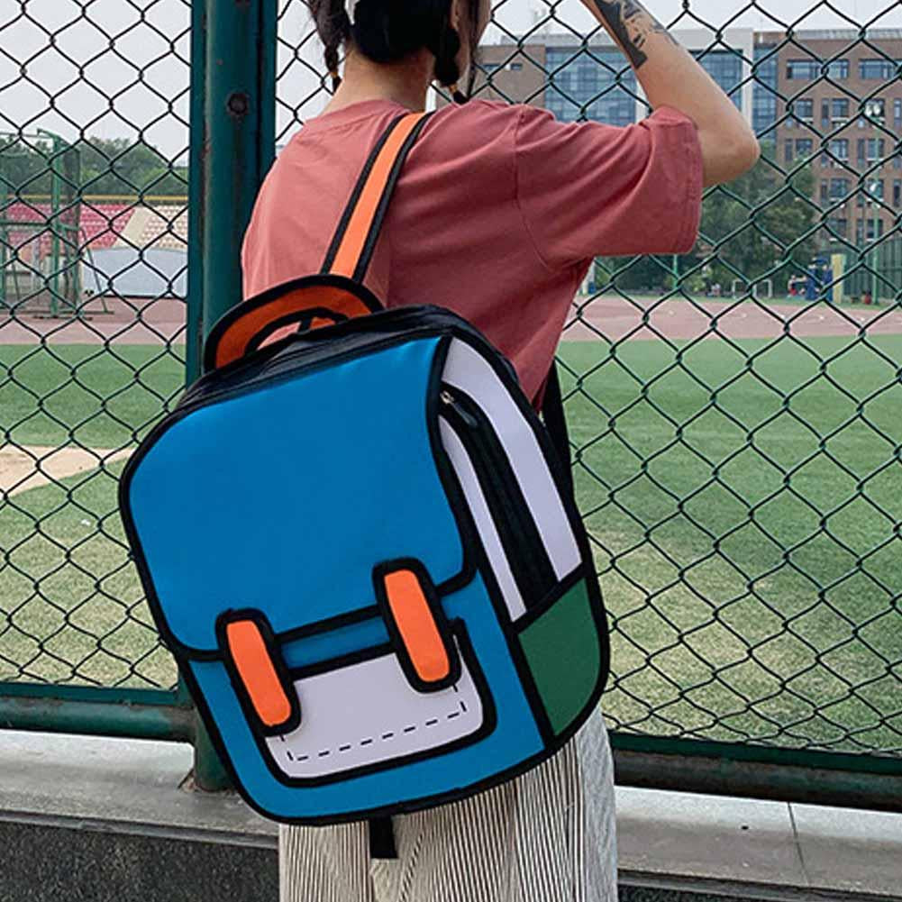 Kawaii 3D Cartoon Canvas Backpacks