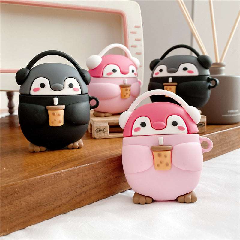 Kawaii Penguin Airpods Case Wakaii