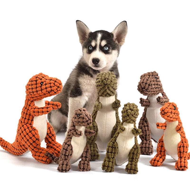 Kawaii Plush Dino Dog Toys