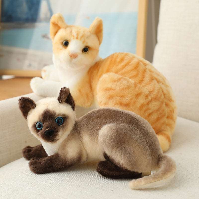 Kawaii Realistic Cat Plushies Wakaii