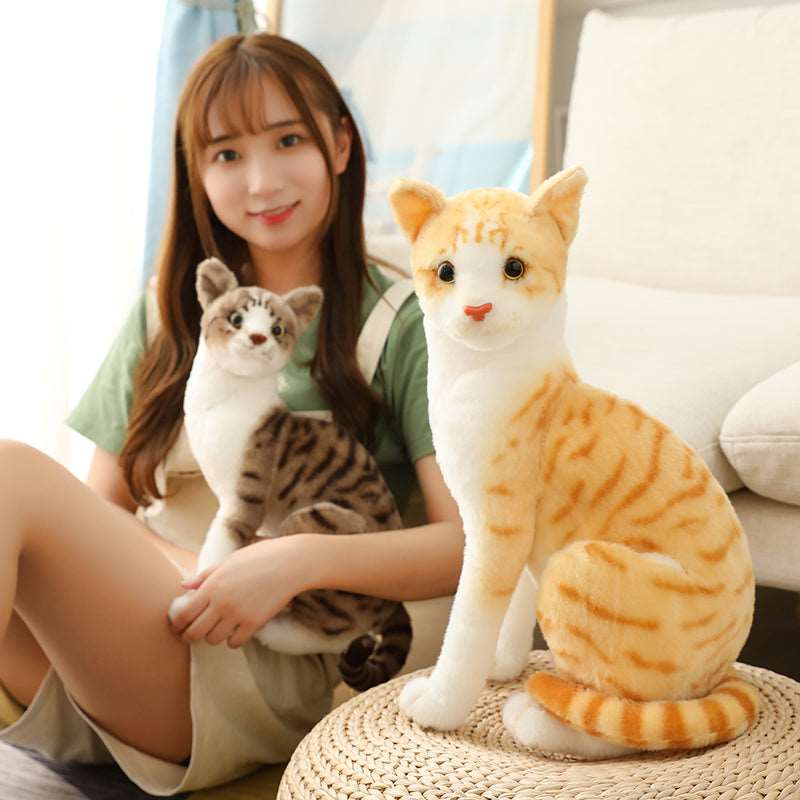 Kawaii Realistic Cat Plushies Wakaii