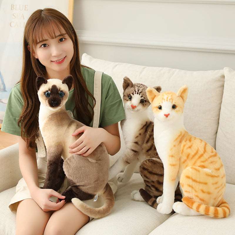 Kawaii Realistic Cat Plushies Wakaii